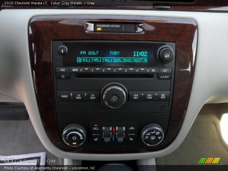 Cyber Gray Metallic / Gray 2010 Chevrolet Impala LT