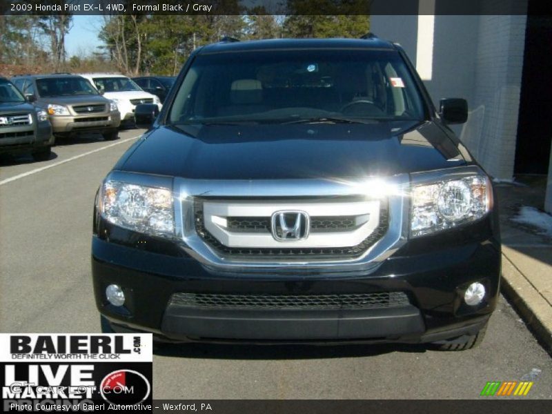 Formal Black / Gray 2009 Honda Pilot EX-L 4WD