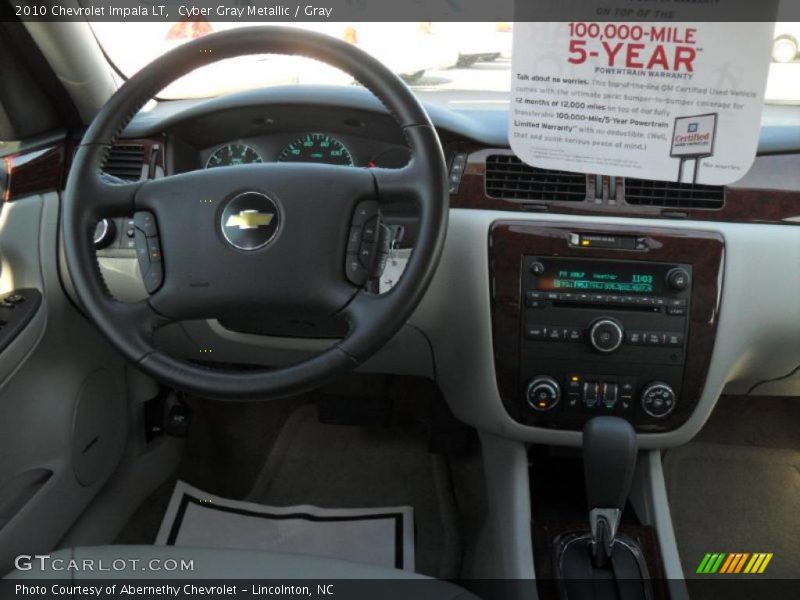 Cyber Gray Metallic / Gray 2010 Chevrolet Impala LT