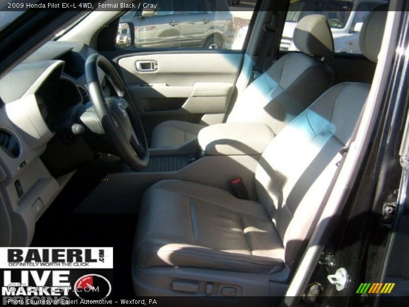 Formal Black / Gray 2009 Honda Pilot EX-L 4WD