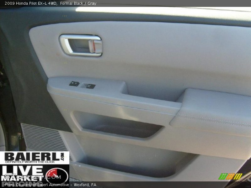 Formal Black / Gray 2009 Honda Pilot EX-L 4WD