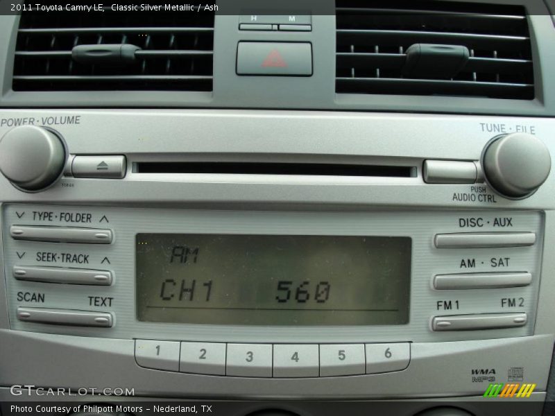 Classic Silver Metallic / Ash 2011 Toyota Camry LE