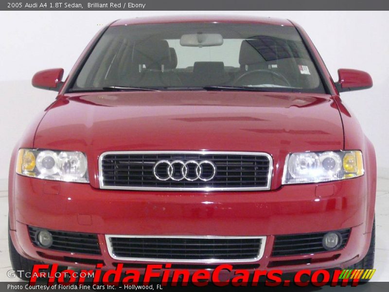 Brilliant Red / Ebony 2005 Audi A4 1.8T Sedan