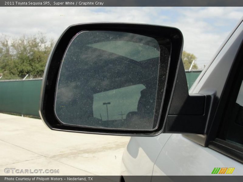 Super White / Graphite Gray 2011 Toyota Sequoia SR5