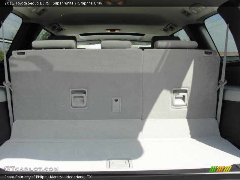 Super White / Graphite Gray 2011 Toyota Sequoia SR5