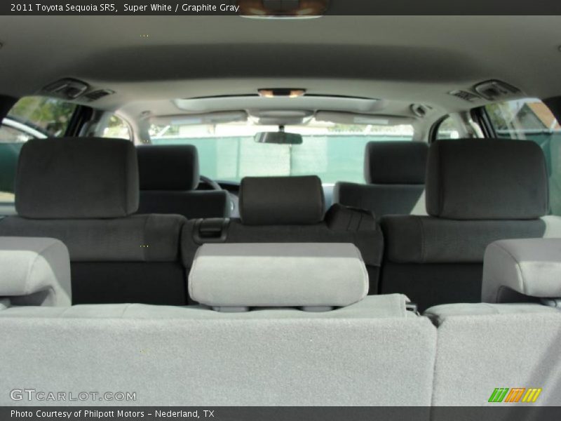 Super White / Graphite Gray 2011 Toyota Sequoia SR5