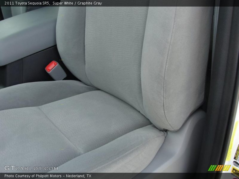 Super White / Graphite Gray 2011 Toyota Sequoia SR5