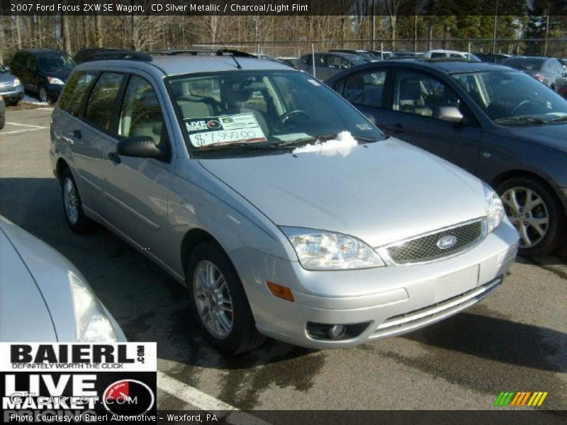 CD Silver Metallic / Charcoal/Light Flint 2007 Ford Focus ZXW SE Wagon