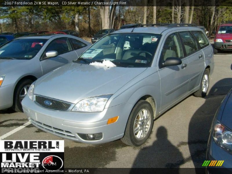 CD Silver Metallic / Charcoal/Light Flint 2007 Ford Focus ZXW SE Wagon