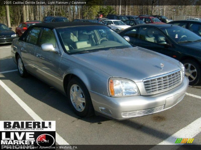 Light Platinum / Cashmere 2005 Cadillac DeVille Sedan