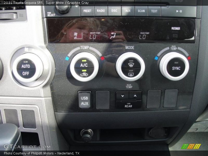 Super White / Graphite Gray 2011 Toyota Sequoia SR5