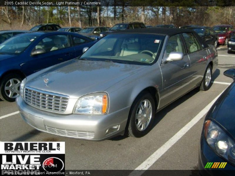 Light Platinum / Cashmere 2005 Cadillac DeVille Sedan