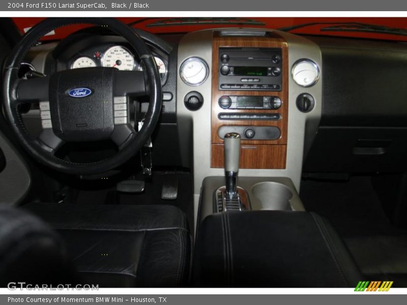 Black / Black 2004 Ford F150 Lariat SuperCab