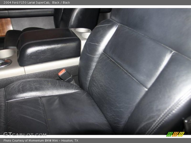 Black / Black 2004 Ford F150 Lariat SuperCab