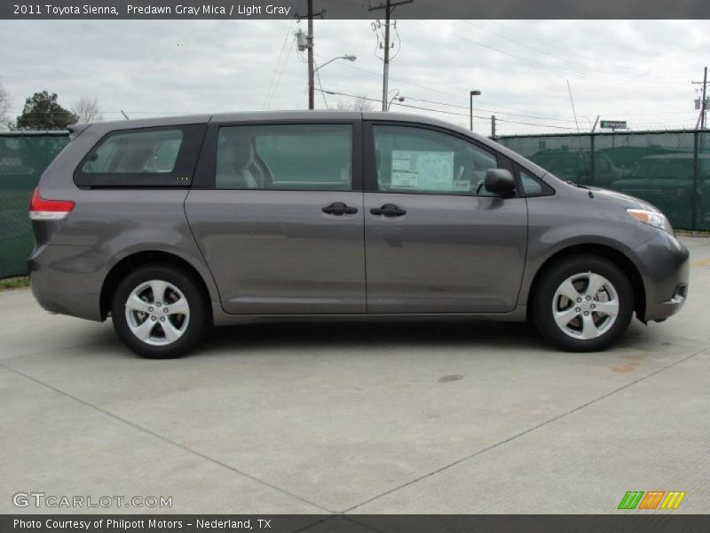 Predawn Gray Mica / Light Gray 2011 Toyota Sienna