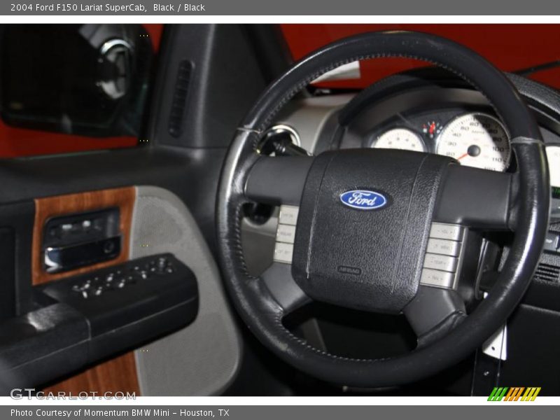 Black / Black 2004 Ford F150 Lariat SuperCab