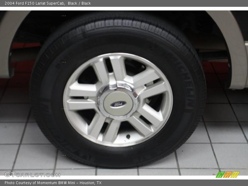 Black / Black 2004 Ford F150 Lariat SuperCab