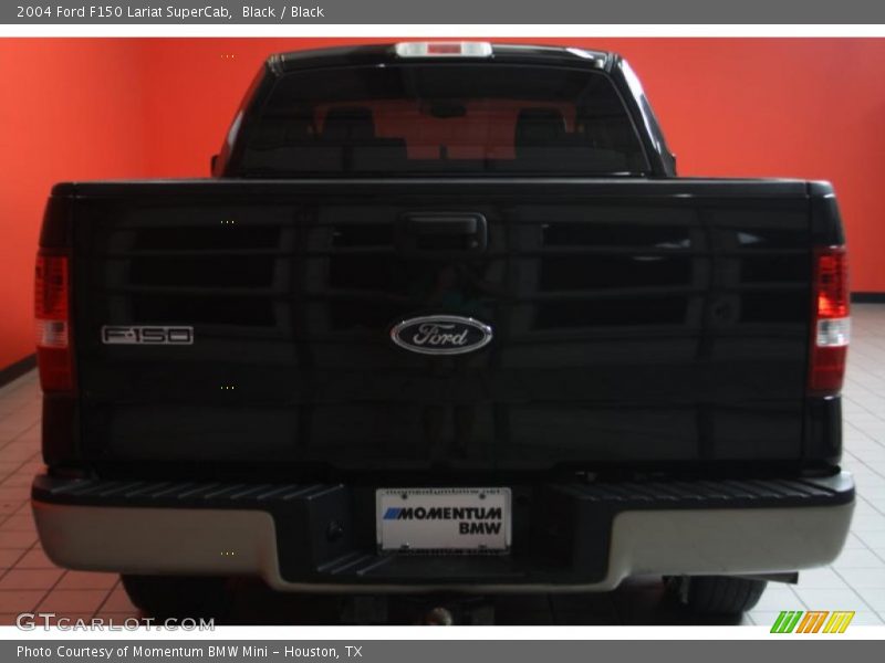 Black / Black 2004 Ford F150 Lariat SuperCab