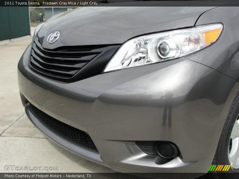 Predawn Gray Mica / Light Gray 2011 Toyota Sienna