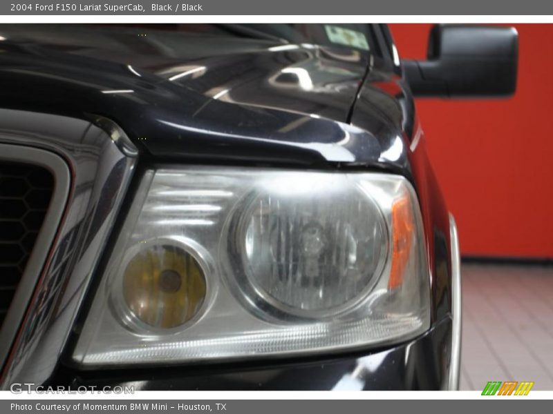 Black / Black 2004 Ford F150 Lariat SuperCab
