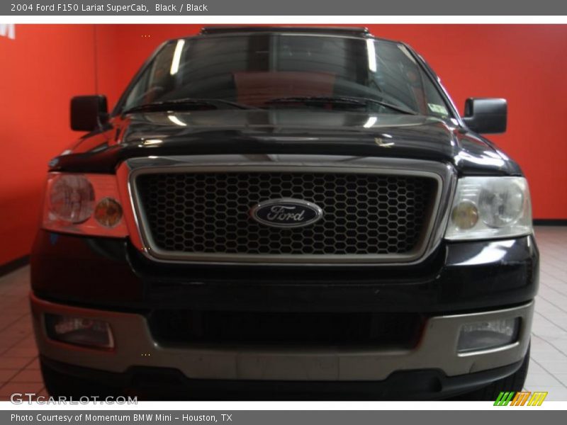 Black / Black 2004 Ford F150 Lariat SuperCab