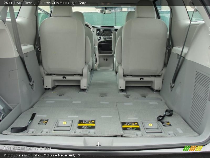 Predawn Gray Mica / Light Gray 2011 Toyota Sienna