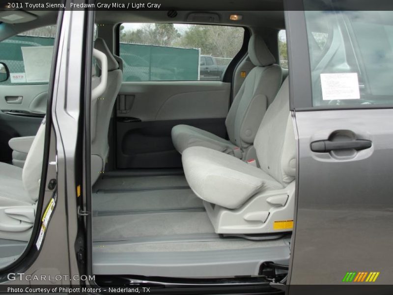 Predawn Gray Mica / Light Gray 2011 Toyota Sienna