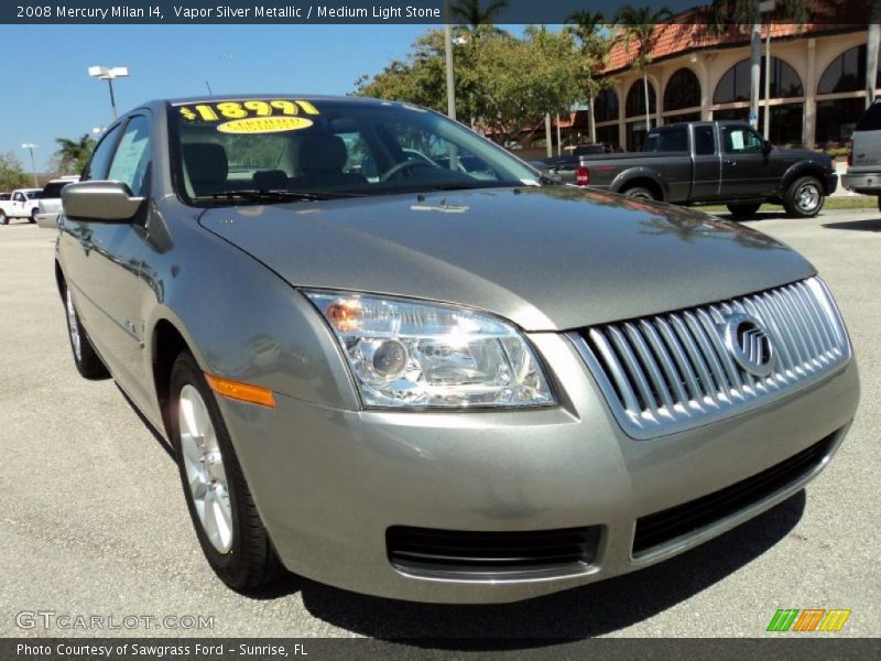 Vapor Silver Metallic / Medium Light Stone 2008 Mercury Milan I4