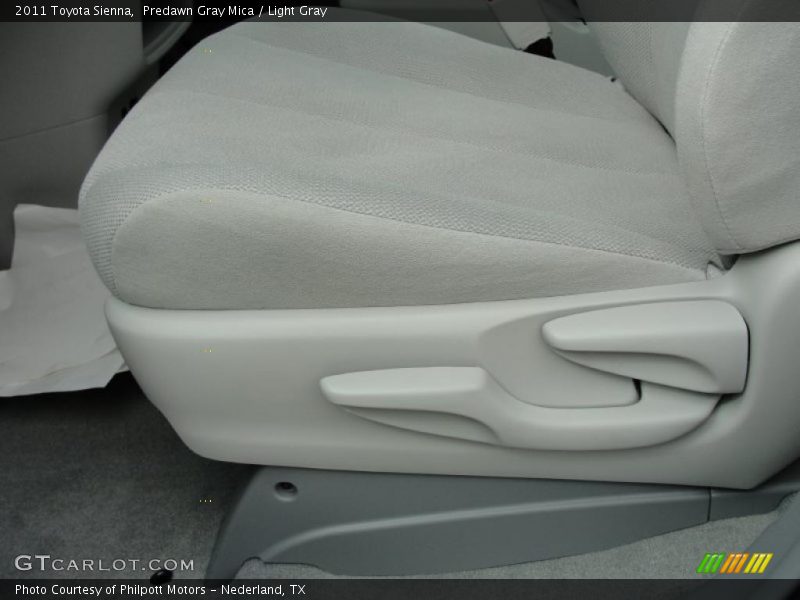 Predawn Gray Mica / Light Gray 2011 Toyota Sienna