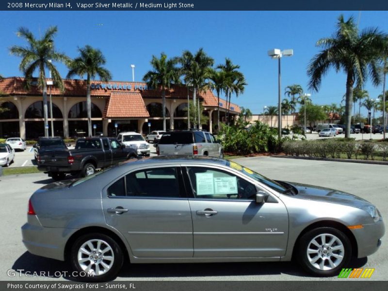Vapor Silver Metallic / Medium Light Stone 2008 Mercury Milan I4
