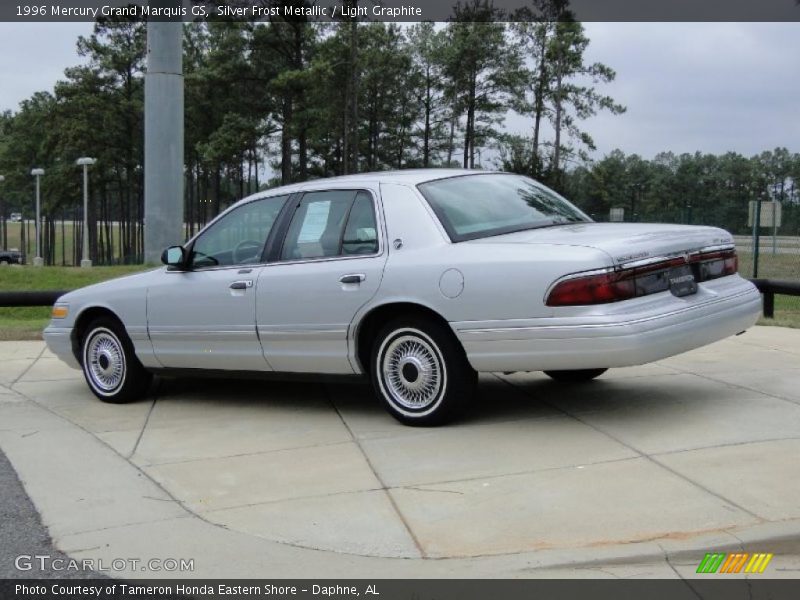 Silver Frost Metallic / Light Graphite 1996 Mercury Grand Marquis GS