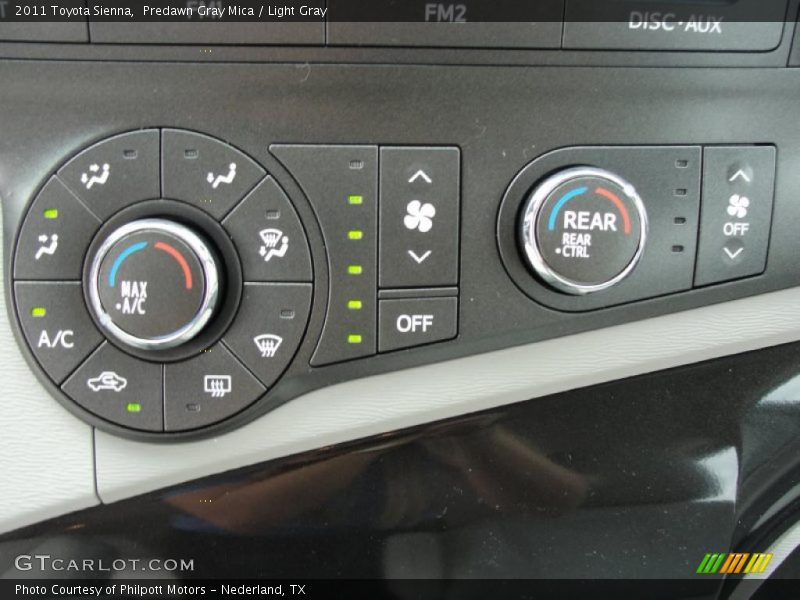 Predawn Gray Mica / Light Gray 2011 Toyota Sienna
