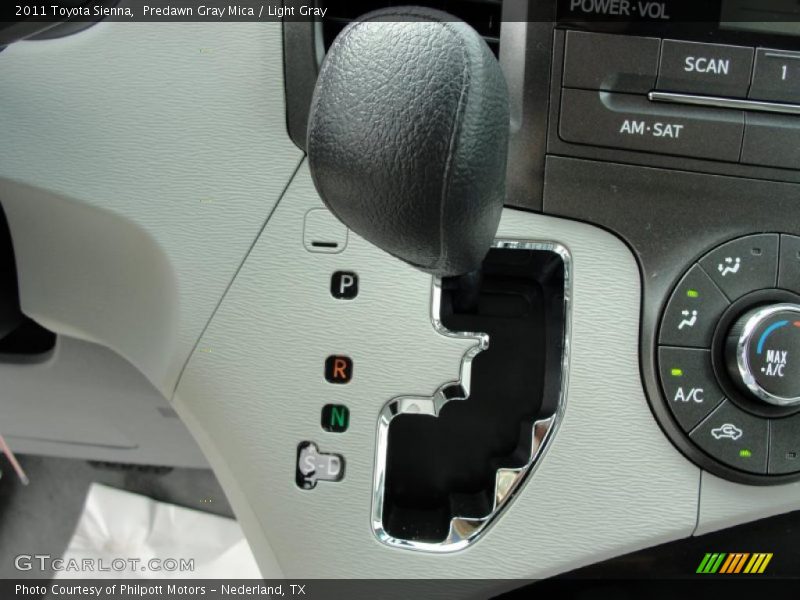 Predawn Gray Mica / Light Gray 2011 Toyota Sienna