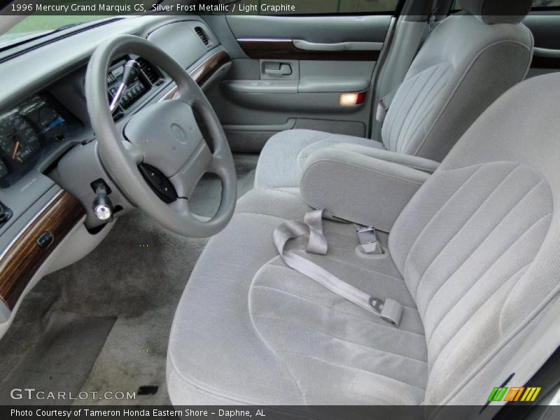 Silver Frost Metallic / Light Graphite 1996 Mercury Grand Marquis GS