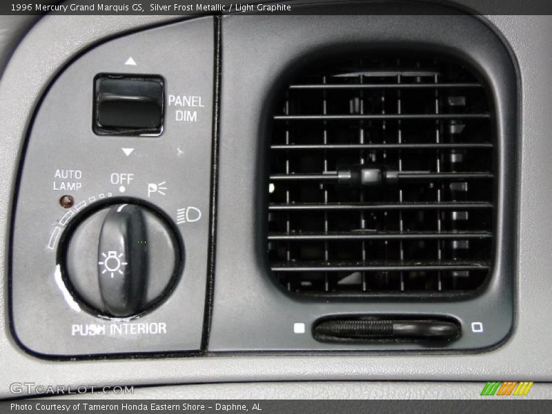 Silver Frost Metallic / Light Graphite 1996 Mercury Grand Marquis GS