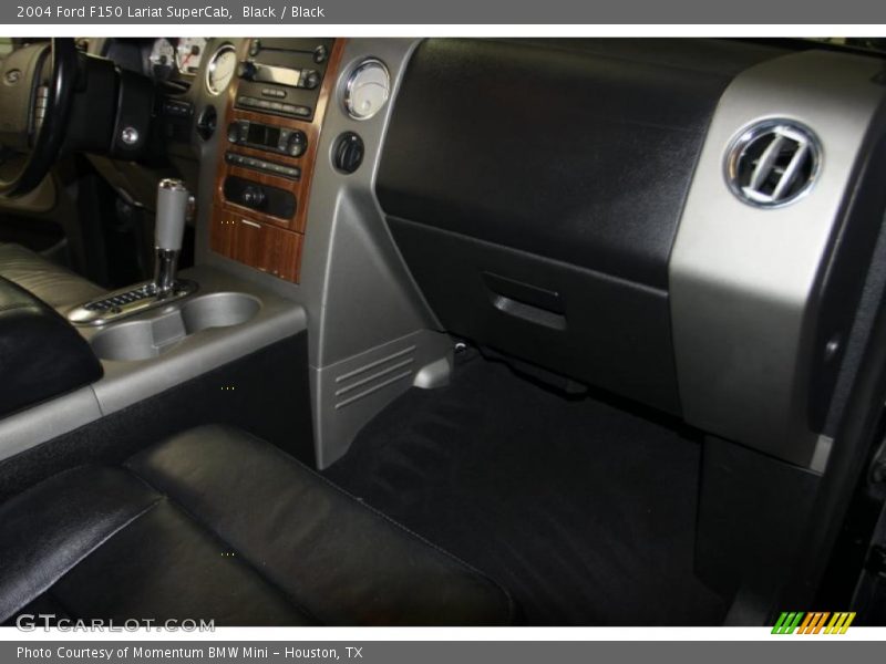 Black / Black 2004 Ford F150 Lariat SuperCab
