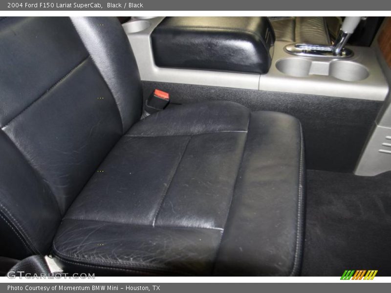 Black / Black 2004 Ford F150 Lariat SuperCab