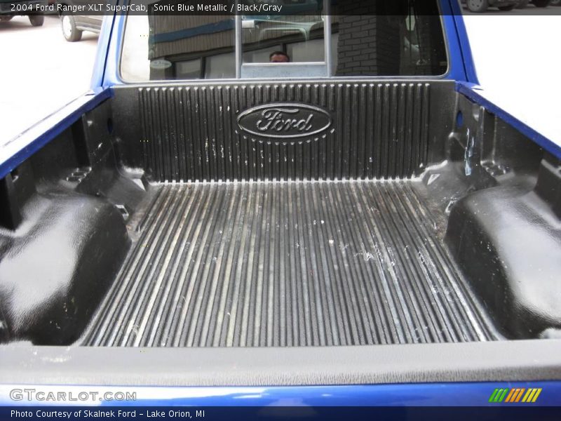 Sonic Blue Metallic / Black/Gray 2004 Ford Ranger XLT SuperCab