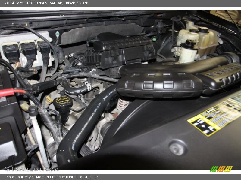 Black / Black 2004 Ford F150 Lariat SuperCab