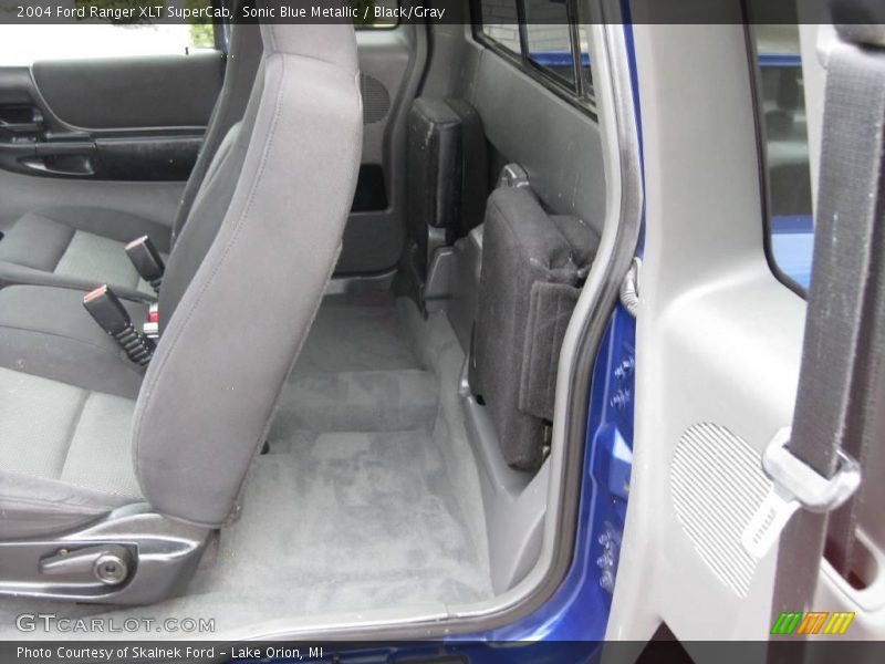 Sonic Blue Metallic / Black/Gray 2004 Ford Ranger XLT SuperCab