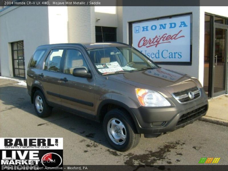 Mojave Mist Metallic / Saddle 2004 Honda CR-V LX 4WD