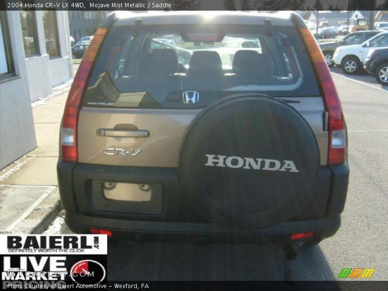 Mojave Mist Metallic / Saddle 2004 Honda CR-V LX 4WD