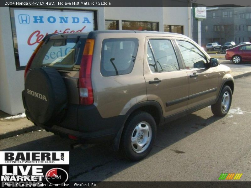 Mojave Mist Metallic / Saddle 2004 Honda CR-V LX 4WD