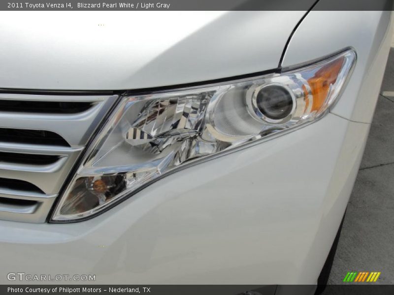 Blizzard Pearl White / Light Gray 2011 Toyota Venza I4