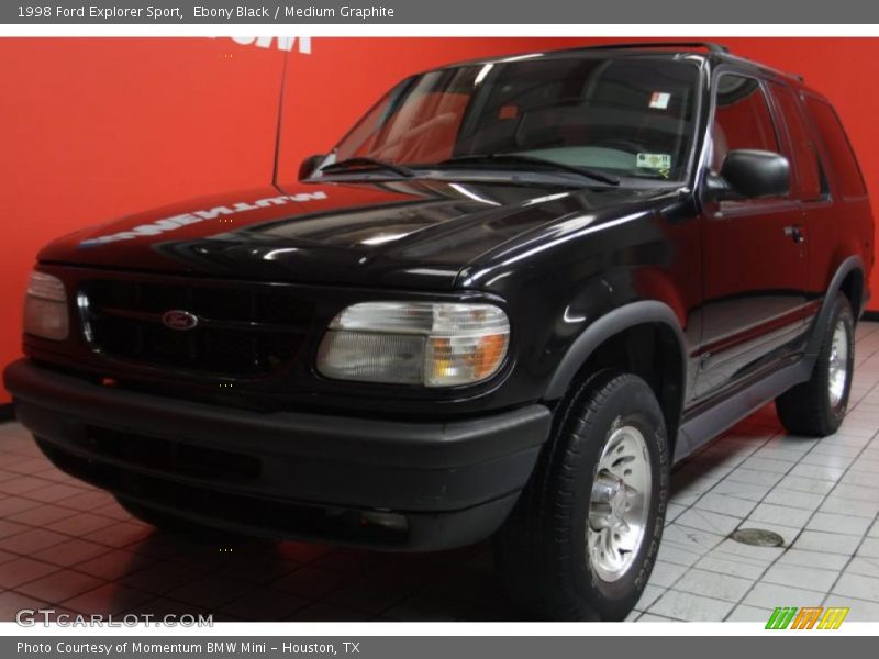 Ebony Black / Medium Graphite 1998 Ford Explorer Sport