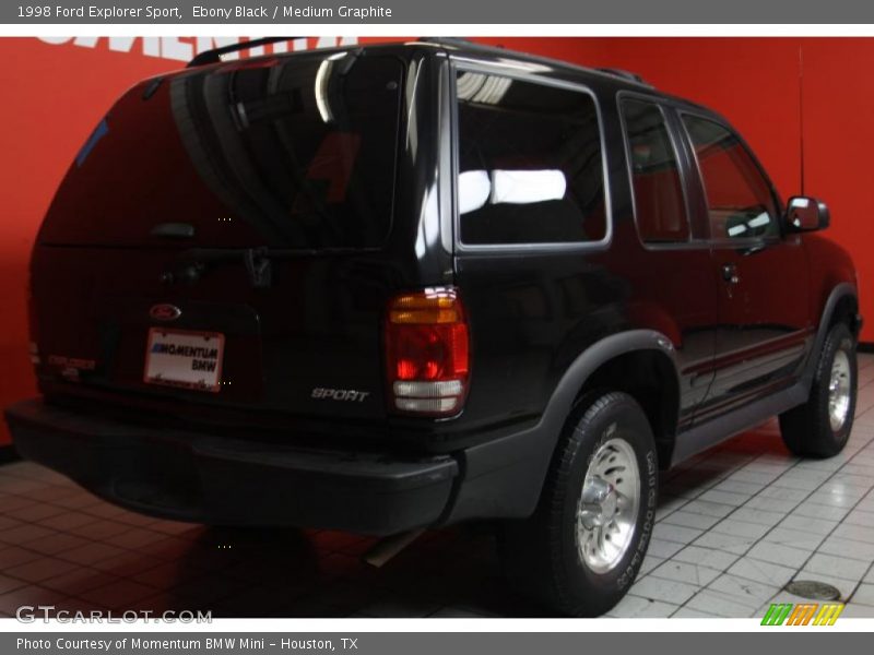 Ebony Black / Medium Graphite 1998 Ford Explorer Sport