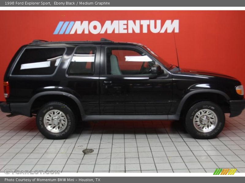 Ebony Black / Medium Graphite 1998 Ford Explorer Sport