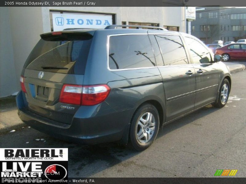 Sage Brush Pearl / Gray 2005 Honda Odyssey EX