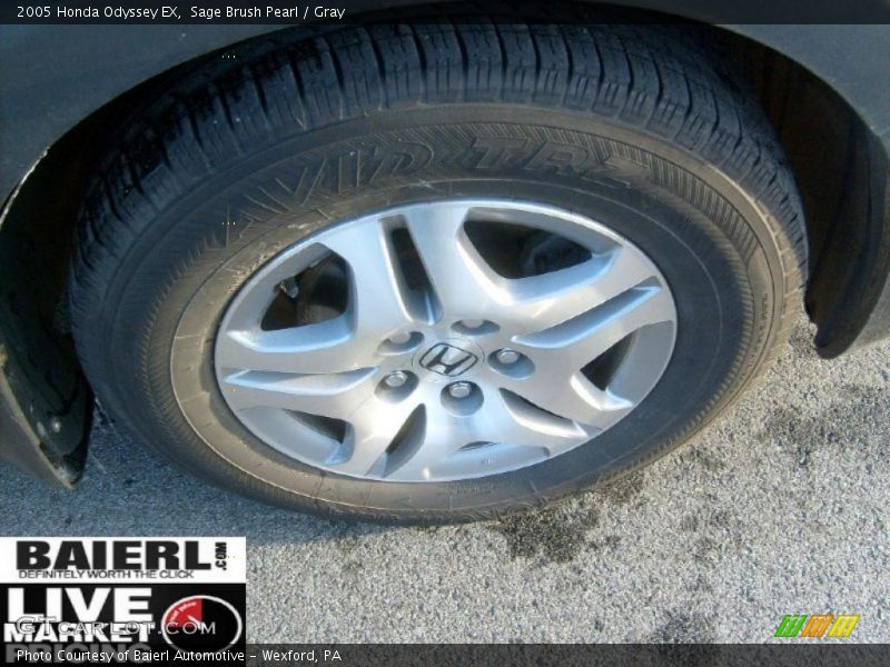 Sage Brush Pearl / Gray 2005 Honda Odyssey EX