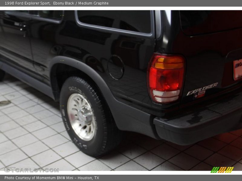 Ebony Black / Medium Graphite 1998 Ford Explorer Sport